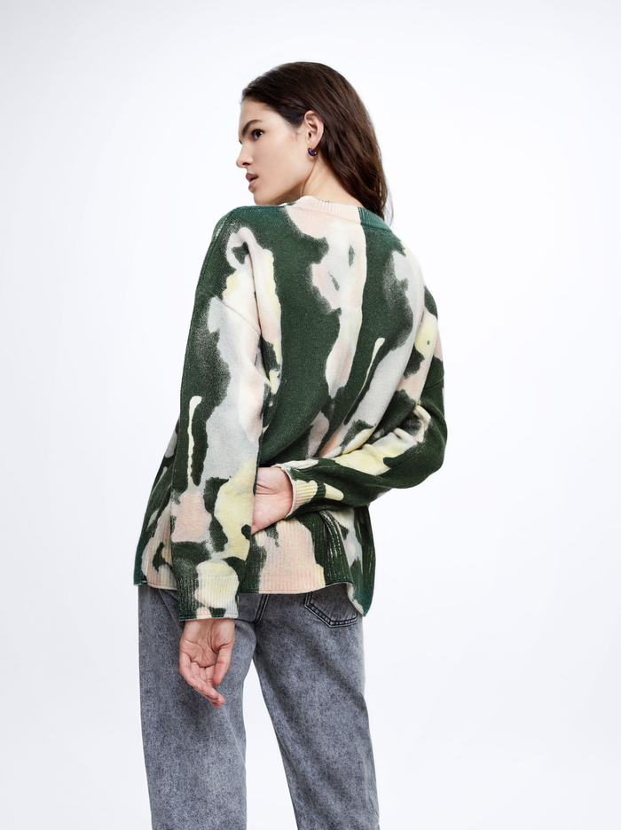 Parfois Printed Knit Sweater Damske Viacfarebný | Slovensko-CXZN39862