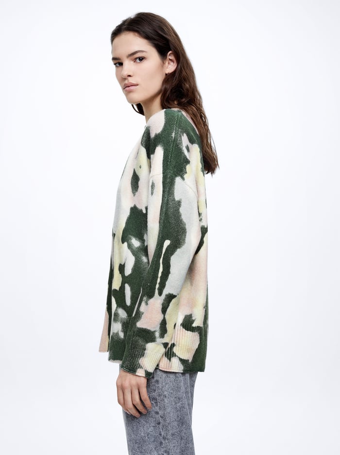 Parfois Printed Knit Sweater Damske Viacfarebný | Slovensko-CXZN39862