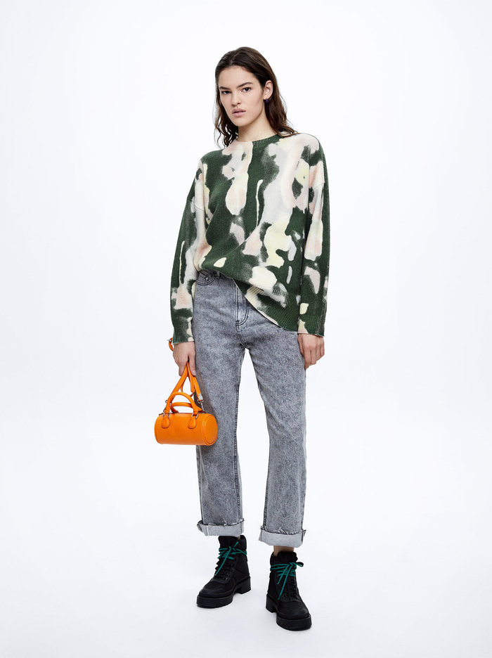 Parfois Printed Knit Sweater Damske Viacfarebný | Slovensko-CXZN39862