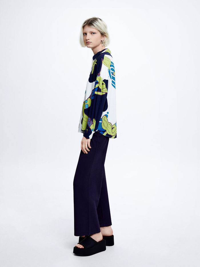 Parfois Printed Loose-Fitting Kosele Damske Viacfarebný | Slovensko-EIBG49871