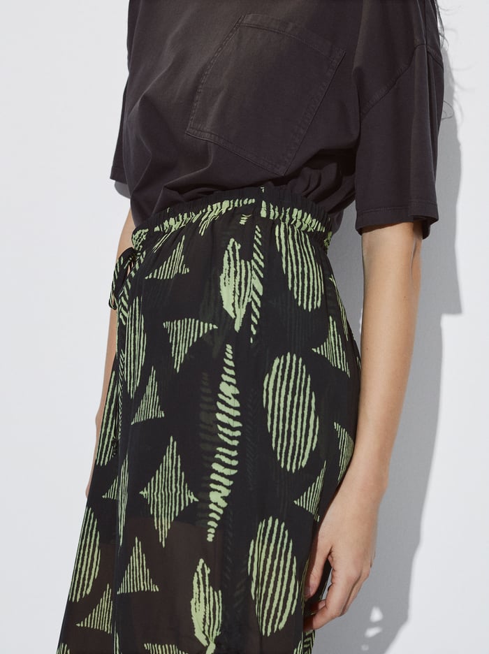 Parfois Printed Loose-Fitting Nohavice Damske Viacfarebný | Slovensko-CYZS17365