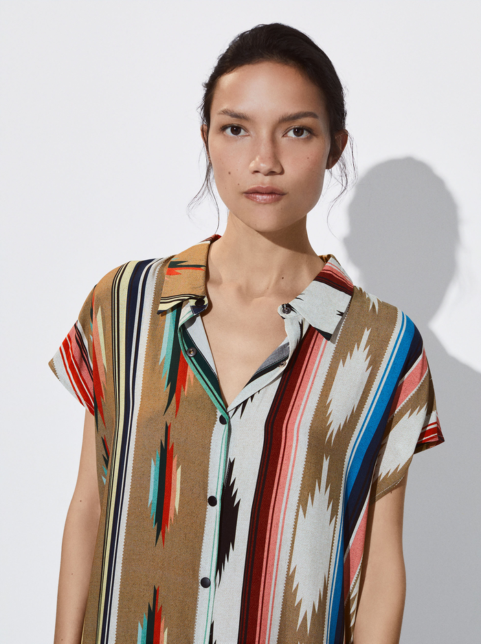 Parfois Printed Shirt Saty Damske Viacfarebný | Slovensko-FAQJ94165