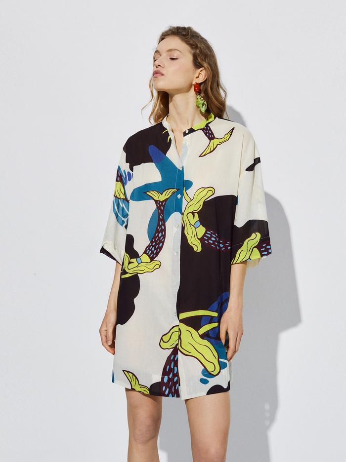 Parfois Printed Shirt Saty Damske Viacfarebný | Slovensko-FKQS80162