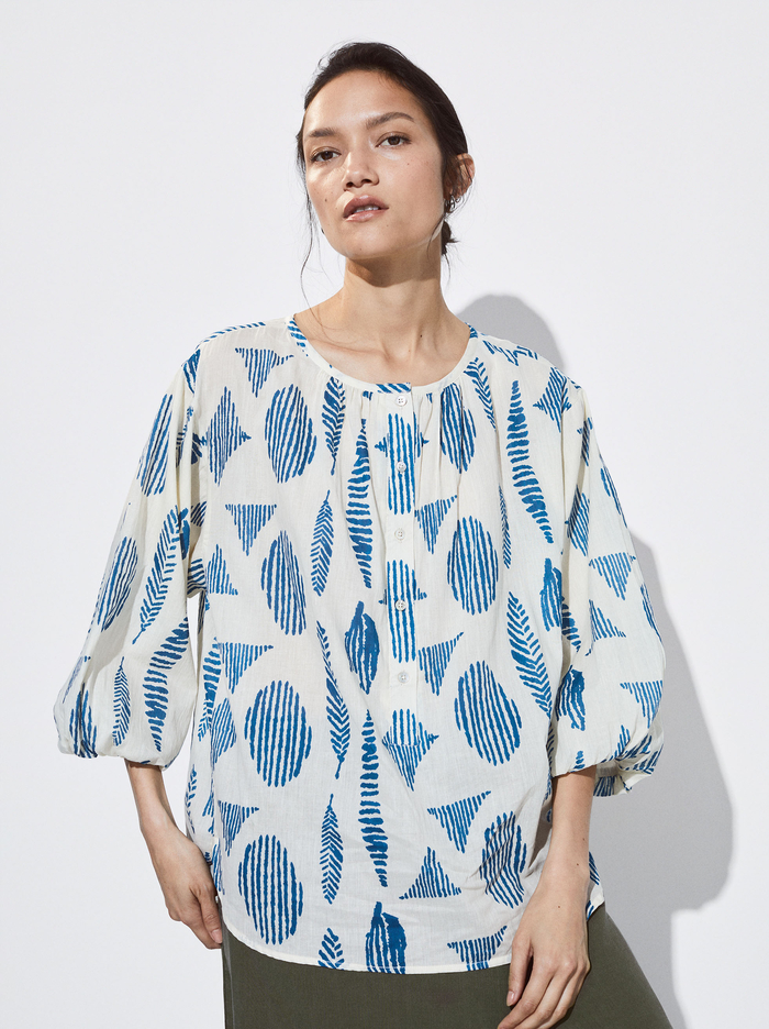Parfois Puff Sleeve Printed Kosele Damske Viacfarebný | Slovensko-WQAJ49721