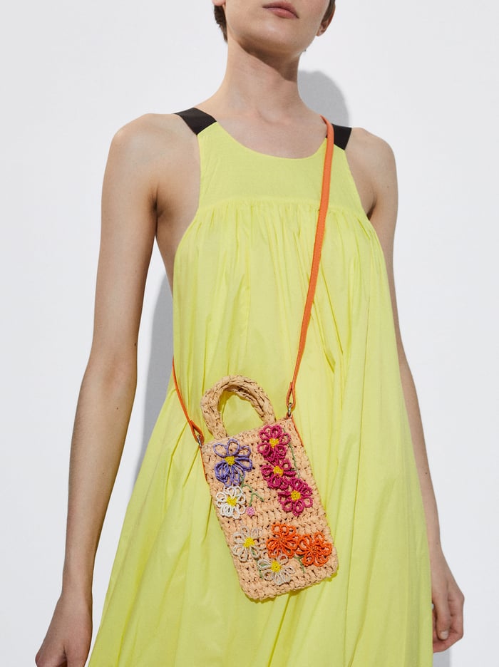 Parfois Raffia Taska Na Mobil Damske Béžové | Slovensko-NKFT21463