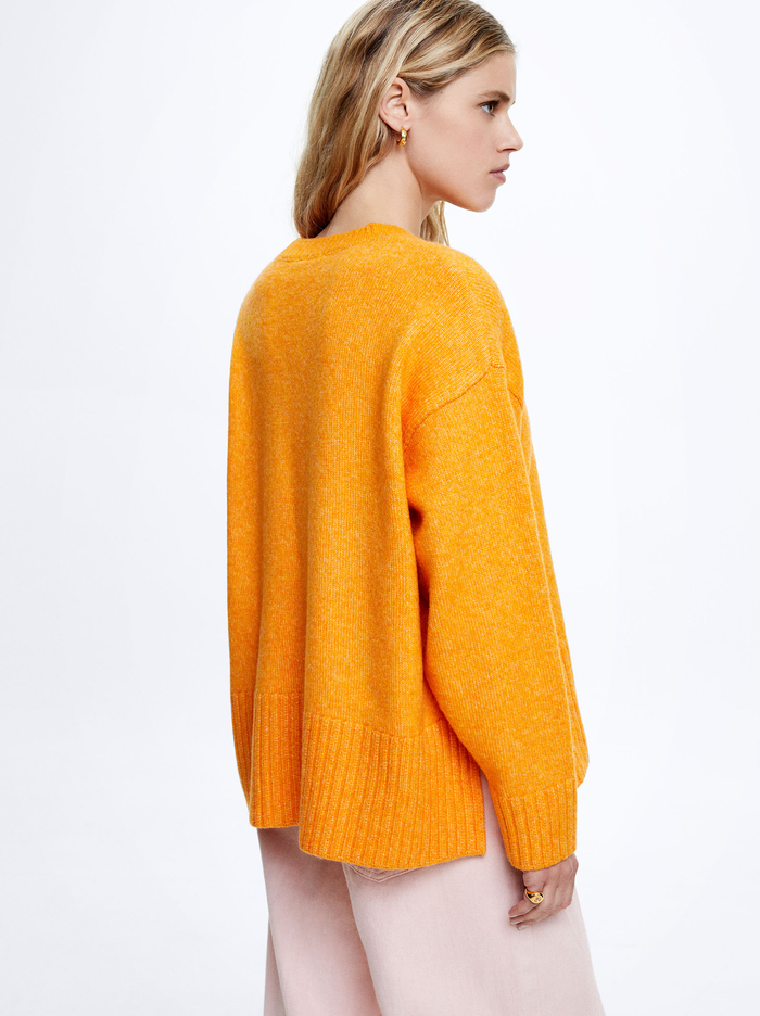Parfois Round-Neck Knit Sweater Damske Oranžové | Slovensko-WHMJ53294