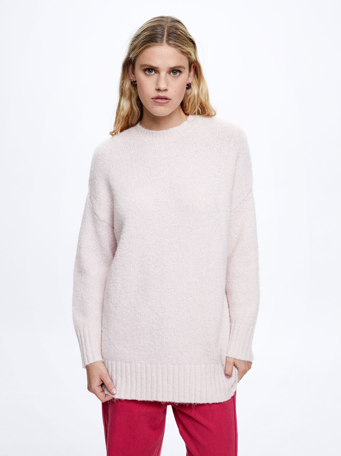 Parfois Round-Neck Knit Sweater Damske Ruzove | Slovensko-RDGL06983