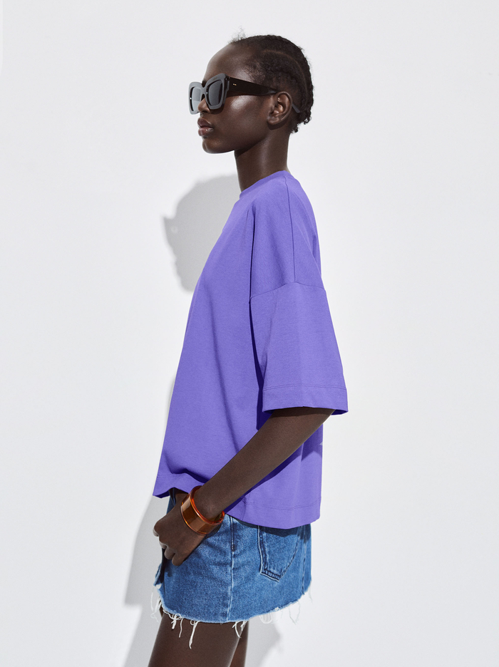 Parfois Round-Neck T-Shirts Damske Nachový | Slovensko-SRUG81247