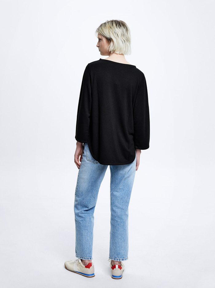 Parfois Round Neck T-Shirts Damske Čierne | Slovensko-SMWE74968
