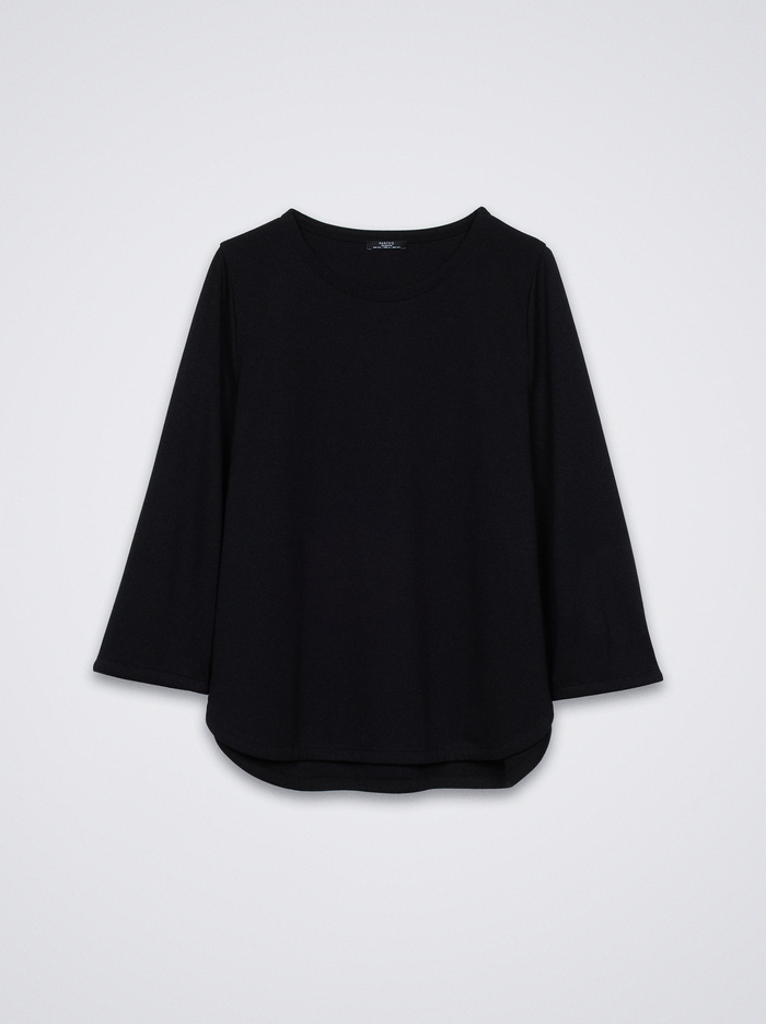 Parfois Round Neck T-Shirts Damske Čierne | Slovensko-SMWE74968