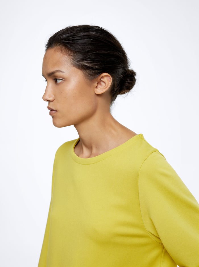 Parfois Round Neck T-Shirts Damske Žlté | Slovensko-FHQM58346