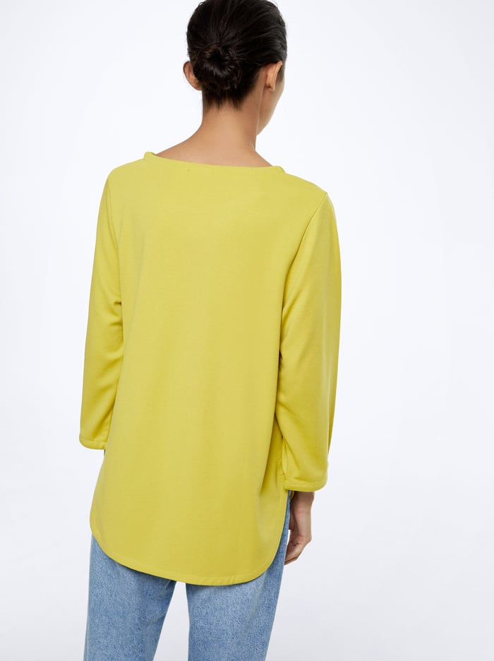 Parfois Round Neck T-Shirts Damske Žlté | Slovensko-FHQM58346