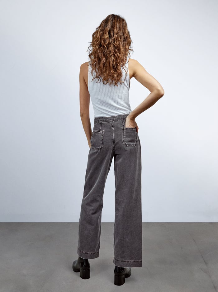 Parfois Rovno Fit With Pockets Džínsy Damske Siva | Slovensko-WDBR28965