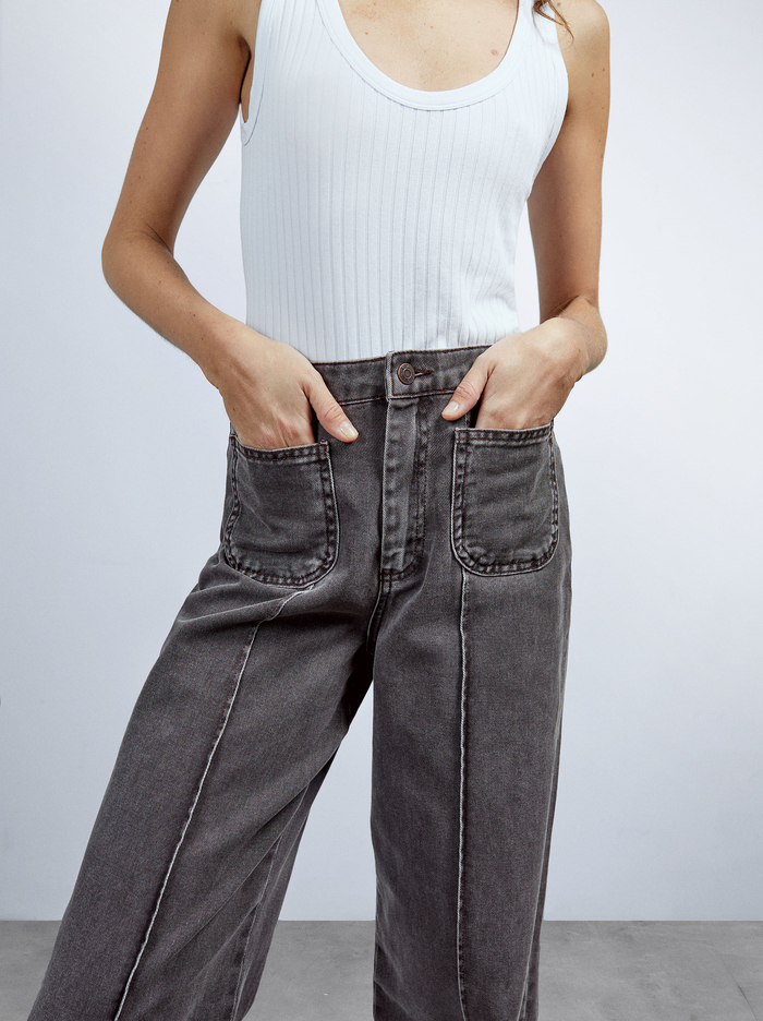 Parfois Rovno Fit With Pockets Džínsy Damske Siva | Slovensko-WDBR28965