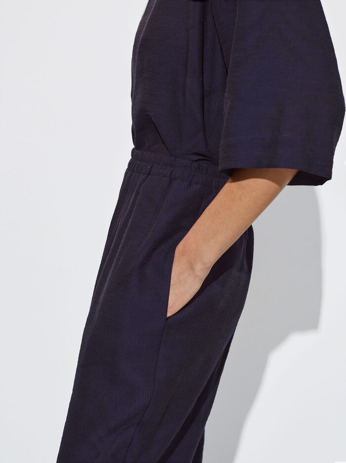 Parfois Rovno Jacquard Nohavice Damske Námornícka Modrá | Slovensko-AVBM82059