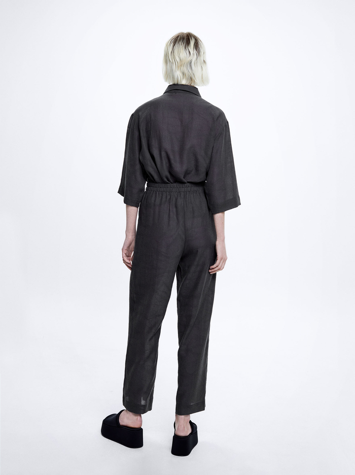 Parfois Rovno Jacquard Nohavice Damske Čierne | Slovensko-BNZK13265