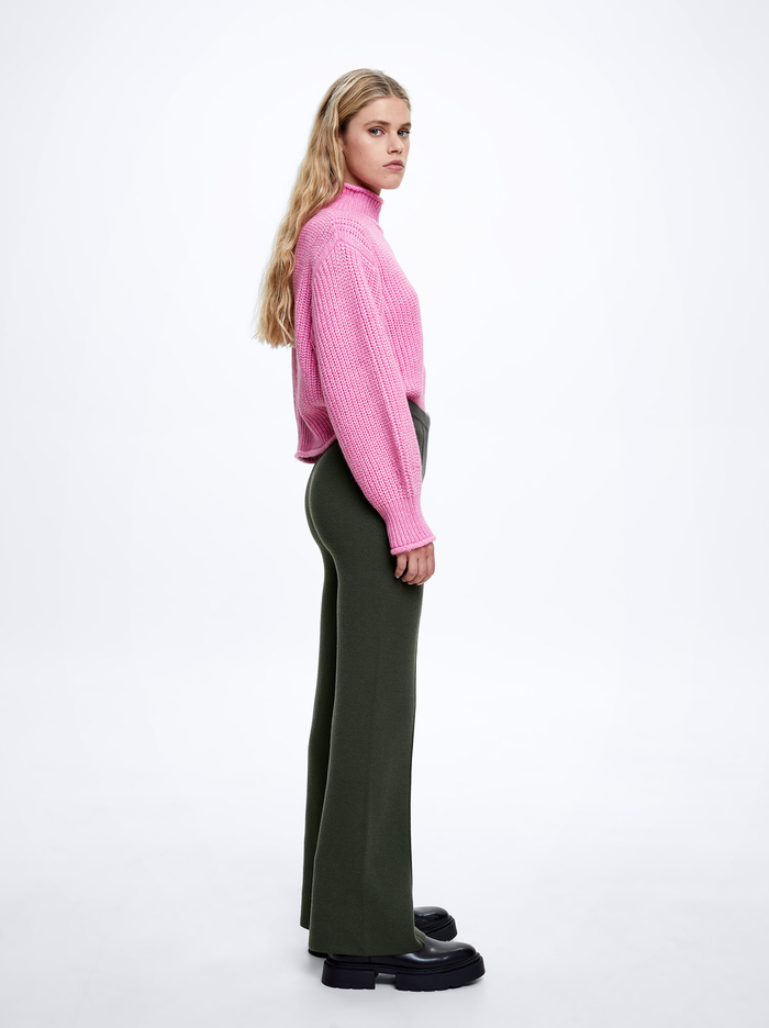 Parfois Rovno Knit Nohavice Damske Tmavo Zelene | Slovensko-HCEJ47268