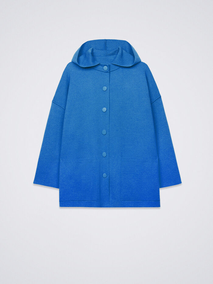 Parfois S Kapucňou Knit Pončá Damske Modre | Slovensko-YALI21534