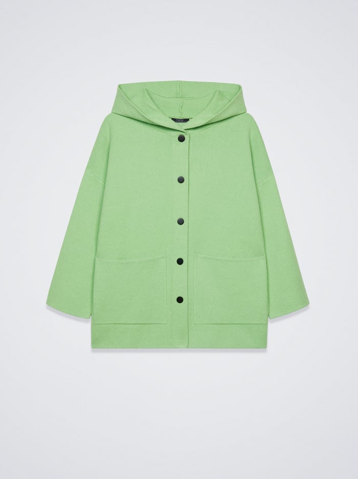 Parfois S Kapucňou Knit Pončá Damske Zelene | Slovensko-MTYI42817