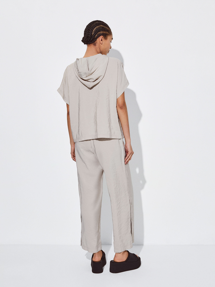 Parfois S Kapucňou Loose-Fitting Kosele Damske Siva | Slovensko-VRJB47610