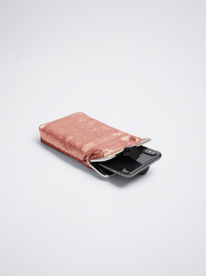 Parfois Sequins Taska Na Mobil Damske Ruzove | Slovensko-LYKI59321