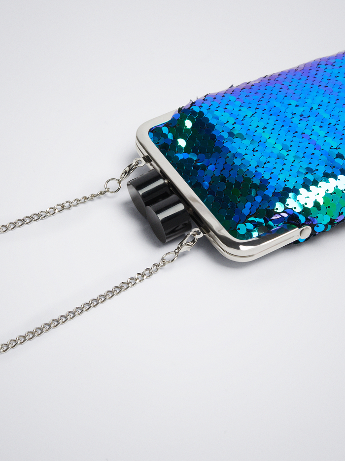 Parfois Sequins Taska Na Mobil Damske Zelene | Slovensko-ZVUS29087