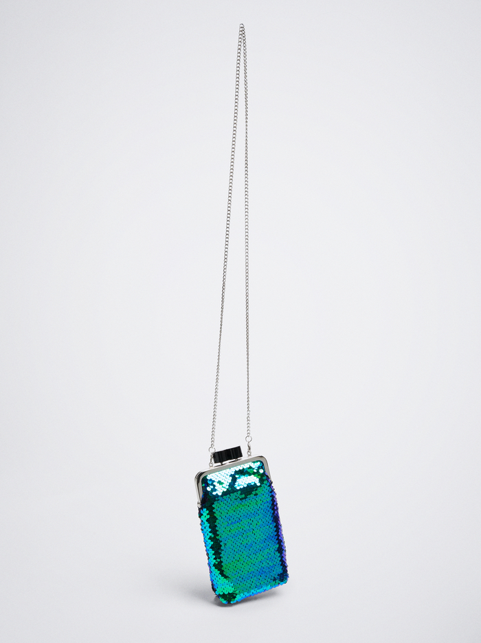 Parfois Sequins Taska Na Mobil Damske Zelene | Slovensko-ZVUS29087