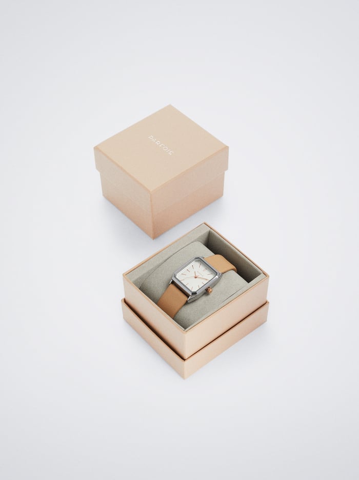 Parfois Square Case Hodinky Damske Hnede | Slovensko-HMKJ75496