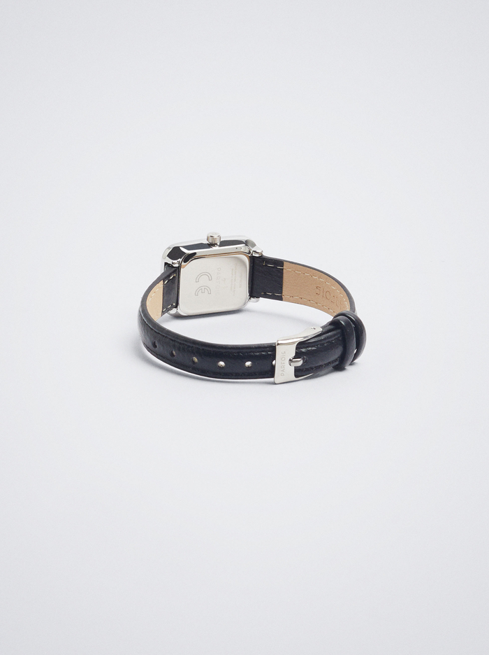Parfois Square Case Hodinky Damske Čierne | Slovensko-JTSF39126