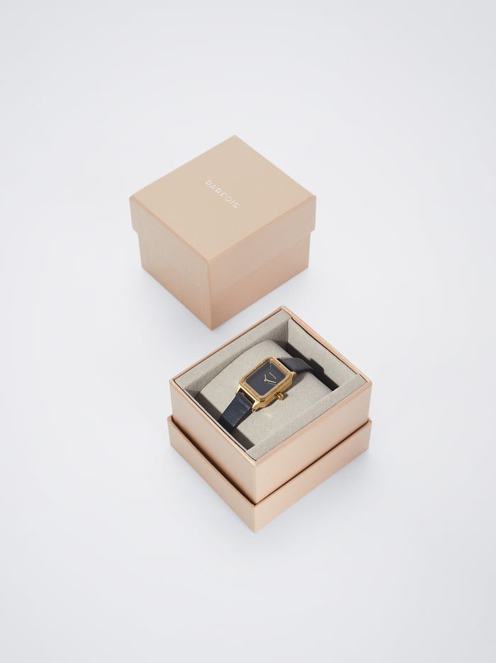 Parfois Square Case Hodinky Damske Čierne | Slovensko-LZNQ25734