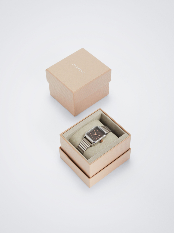 Parfois Square Case Stainless Steel Hodinky Damske Strieborne | Slovensko-TULX45896
