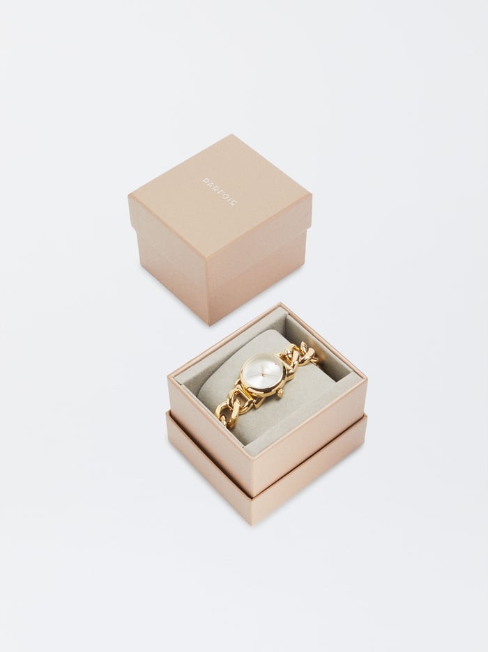 Parfois Stainless Steel Golden Hodinky Damske Zlate | Slovensko-YMAS96703