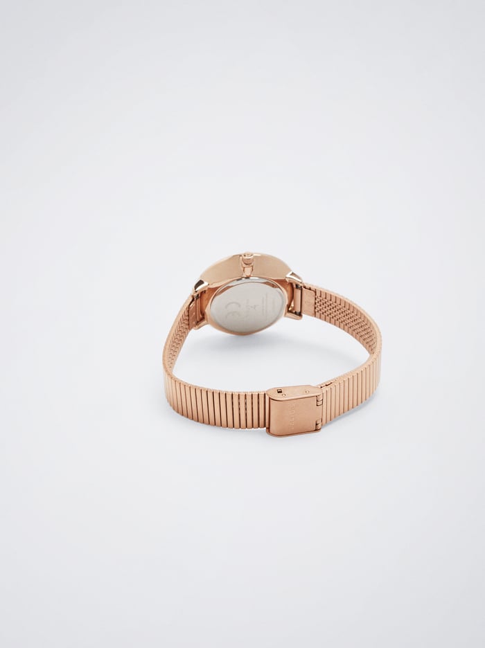 Parfois Stainless Steel With Contrast Case Hodinky Damske Ruzove Zlate | Slovensko-MTBL86701