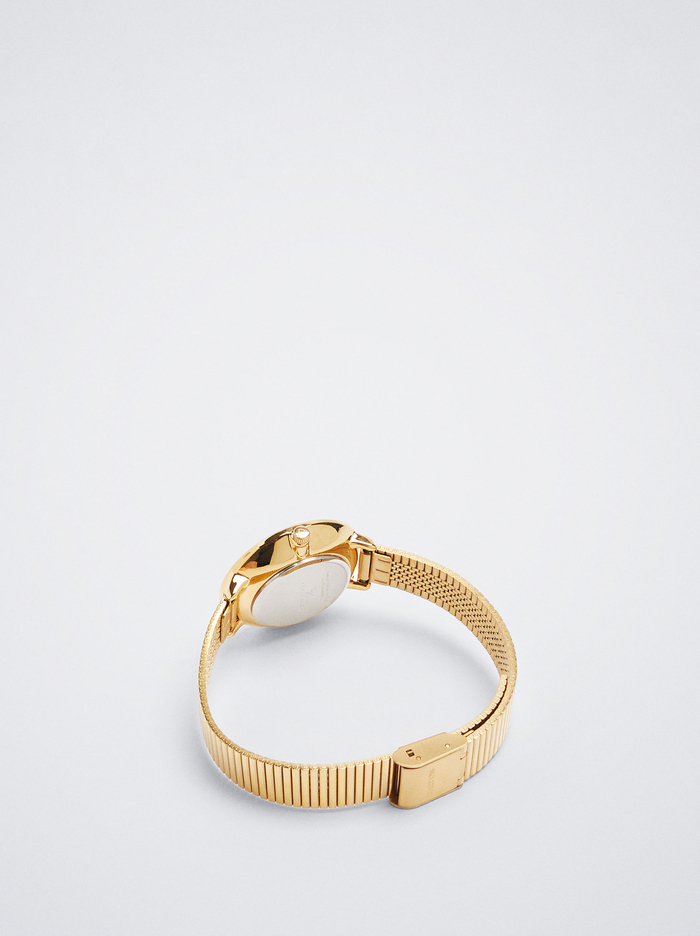 Parfois Stainless Steel With Contrast Case Hodinky Damske Zlate | Slovensko-SBZX72469
