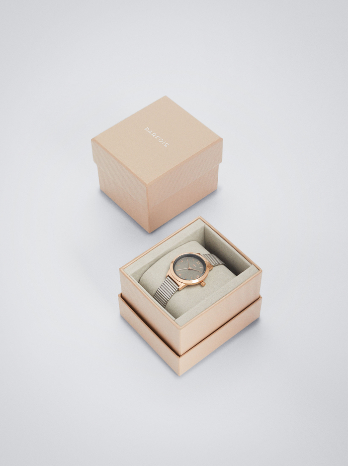 Parfois Stainless Steel With Contrast Case Hodinky Damske Strieborne | Slovensko-UWRL92163