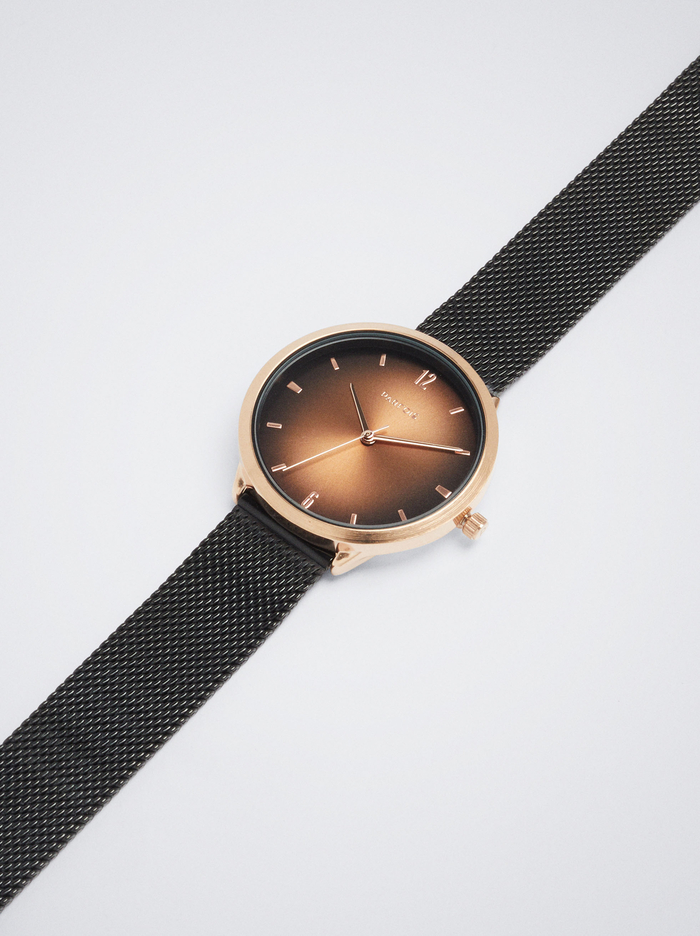 Parfois Stainless Steel With Contrast Case Hodinky Damske Čierne | Slovensko-YIWP15947