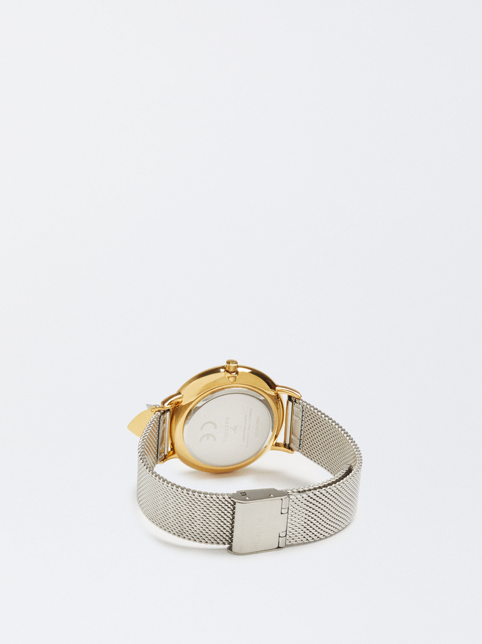 Parfois Stainless Steel With Heart And Moon Hodinky Damske Strieborne | Slovensko-RZOC93487