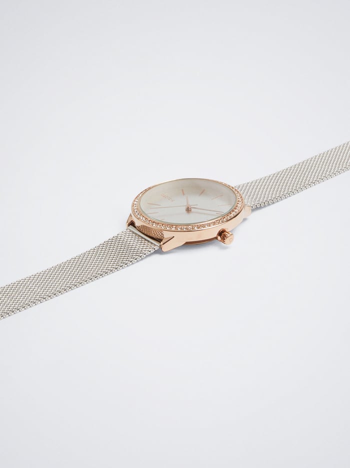 Parfois Steel With Strass Dial Hodinky Damske Strieborne | Slovensko-UYAO82041