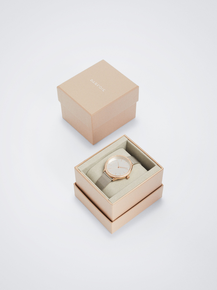 Parfois Steel With Strass Dial Hodinky Damske Strieborne | Slovensko-UYAO82041