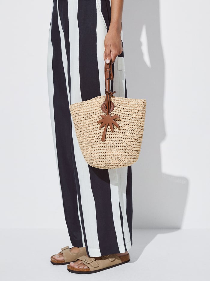 Parfois Straw Basket Taška Na Vedro Damske Hnede | Slovensko-UAXI81493