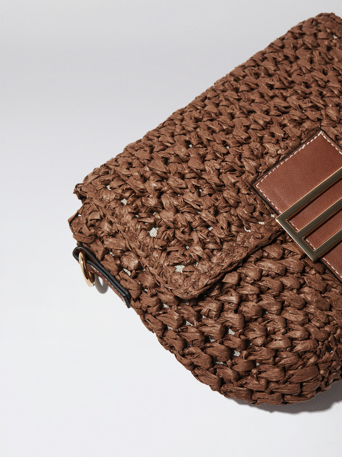 Parfois Straw Crossbody Kabelka Damske Hnede | Slovensko-TGBZ01847