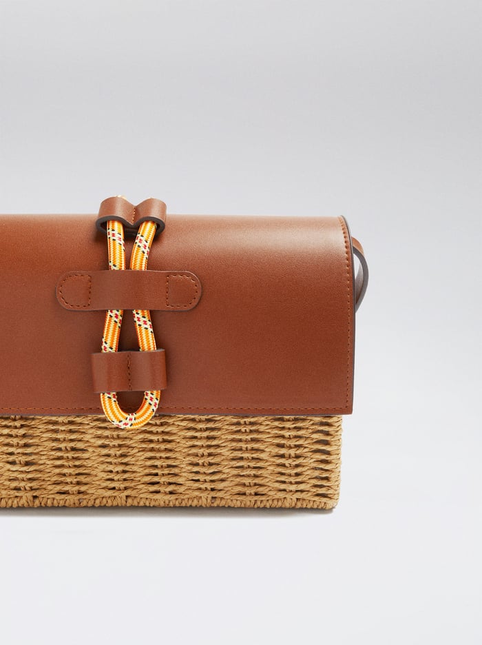 Parfois Straw Crossbody Kabelka Damske Hnede | Slovensko-XPDY86273