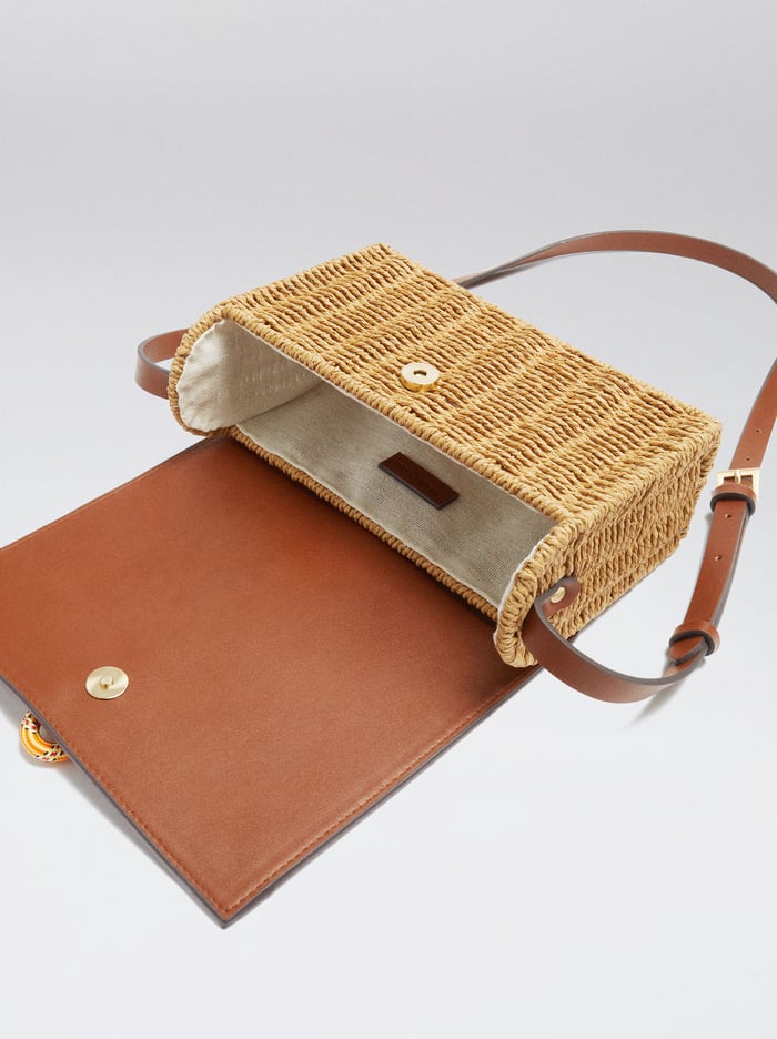 Parfois Straw Crossbody Kabelka Damske Hnede | Slovensko-XPDY86273