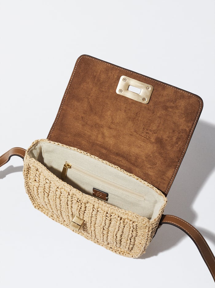 Parfois Straw Crossbody Kabelka Damske Hnede | Slovensko-XQYF42018