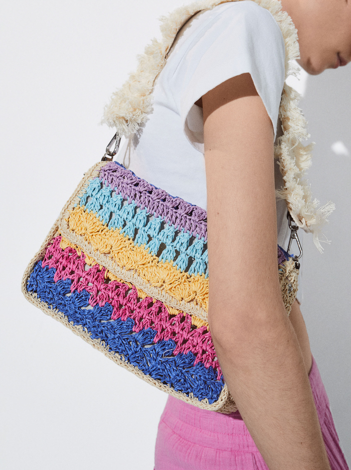 Parfois Straw Crossbody Kabelka Damske Viacfarebný | Slovensko-YNJW09583