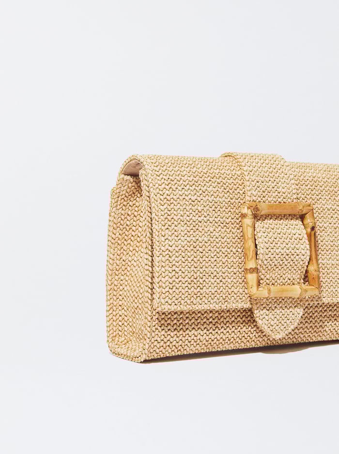 Parfois Straw-Effect Crossbody Kabelka Damske Béžové | Slovensko-ADWH06237