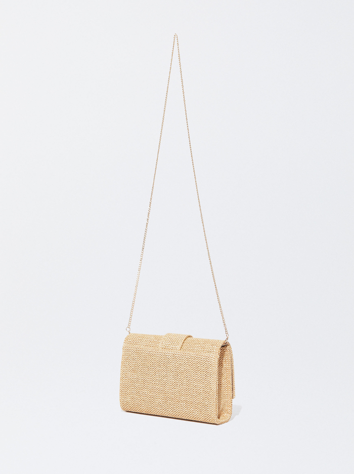 Parfois Straw-Effect Crossbody Kabelka Damske Béžové | Slovensko-ADWH06237