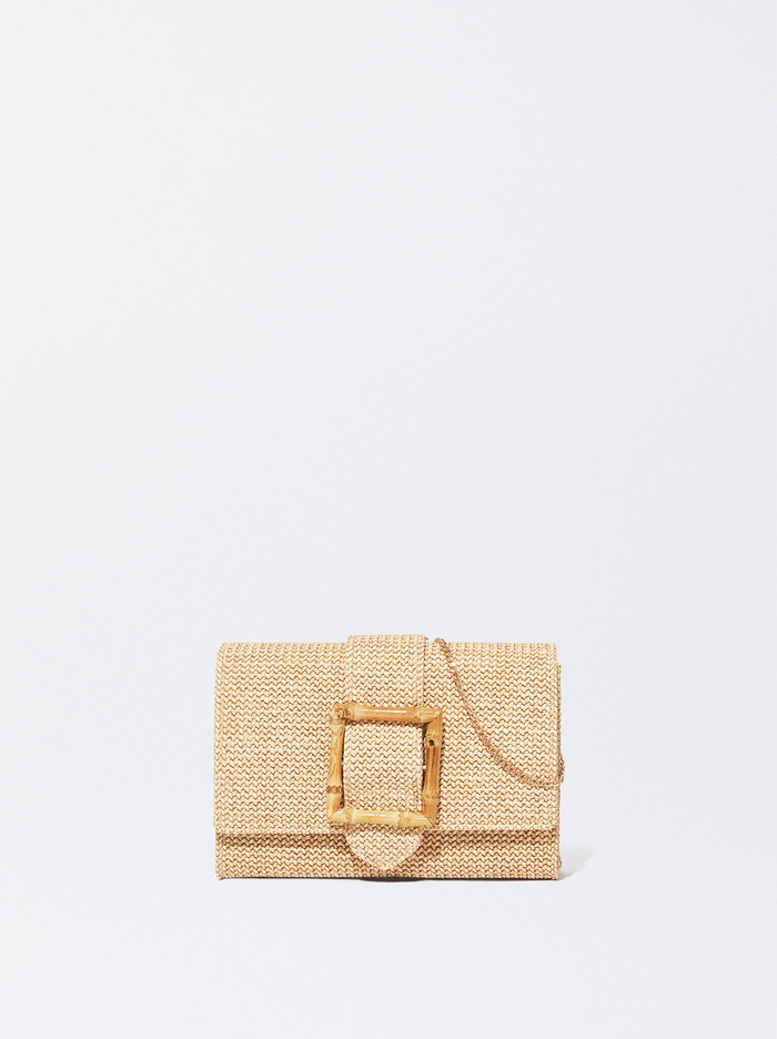 Parfois Straw-Effect Crossbody Kabelka Damske Béžové | Slovensko-ADWH06237