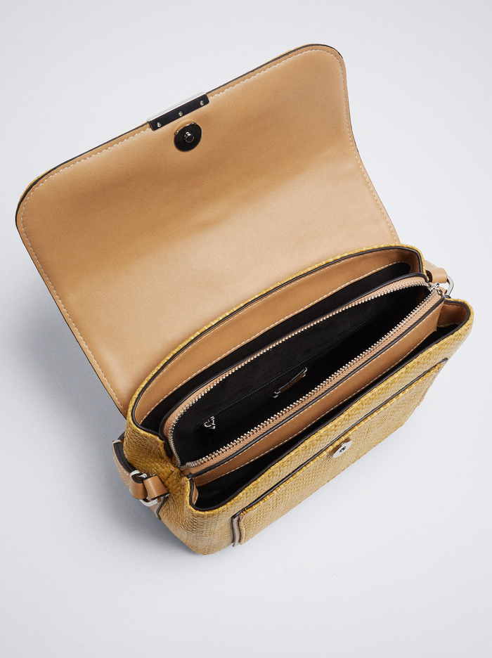 Parfois Straw-Effect Crossbody Kabelka Damske Hnede | Slovensko-AOCB81692