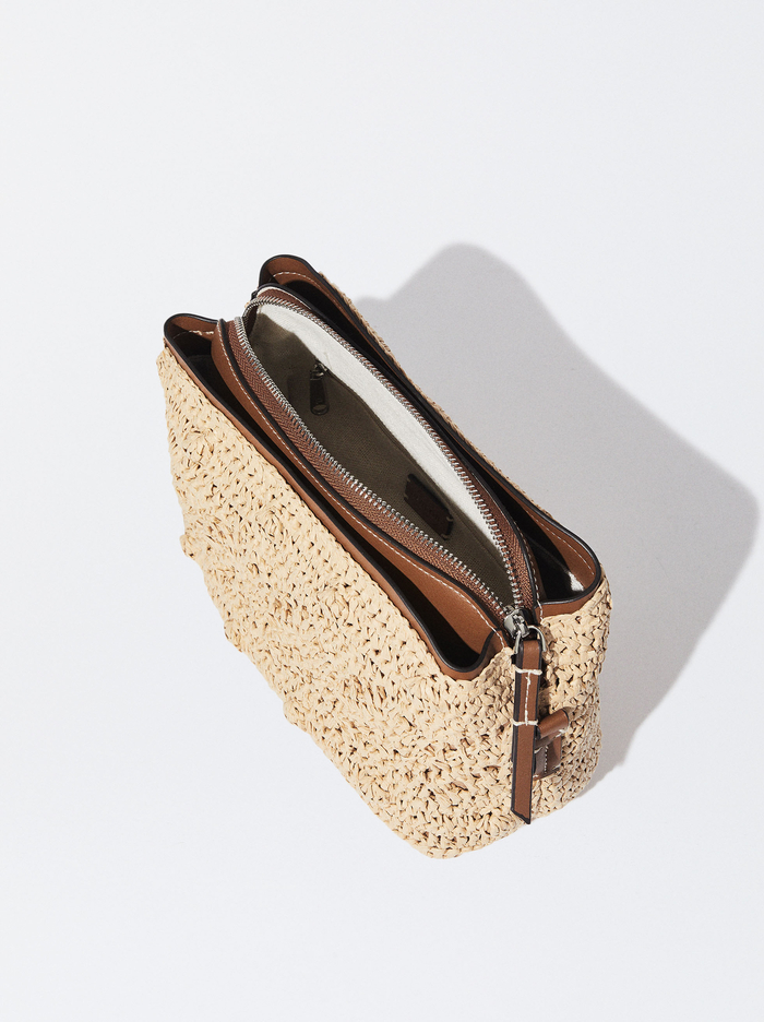 Parfois Straw-Effect Crossbody Kabelka Damske Béžové | Slovensko-EVHC98763